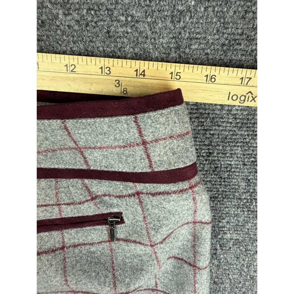 Bob Timberlake Plaid Wool Blend Mini Skirt Women's Size 6 Business Office - Picture 7 of 9